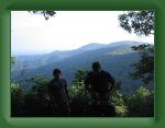AmicalolaToUnicoi 016 * Mike and Chris one of our views while hiking * 2048 x 1536 * (1.07MB)